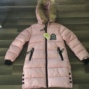 Baby pink coat